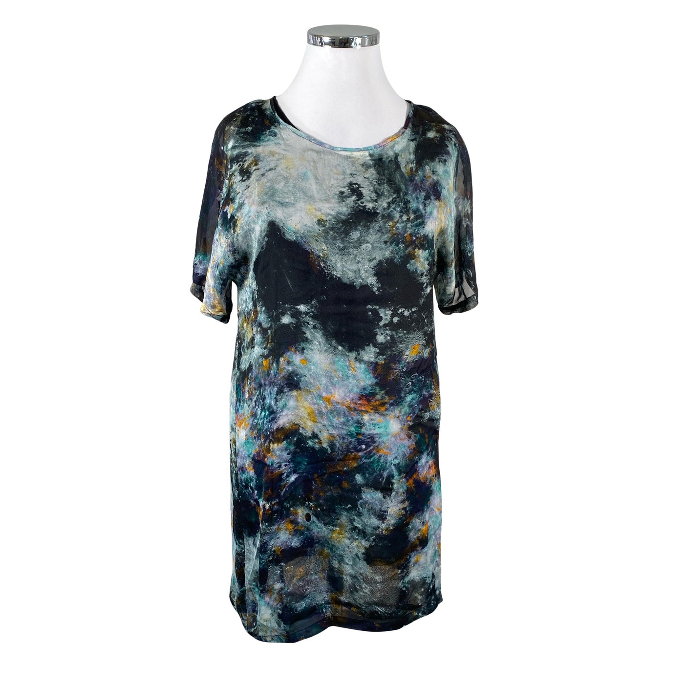 Unisex Minimarket - Schiffon dress, size 42 - Black (1)
