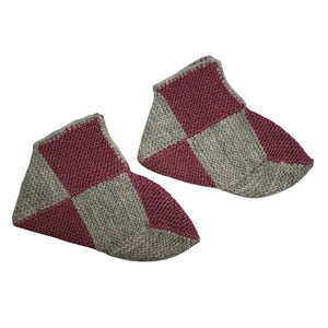 Unisex Handmade - Wool socks, size 40 - Light pink (1)