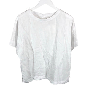 Unisex Marks&Spencer - Short-sleeved blouse, size 38 - White (1)