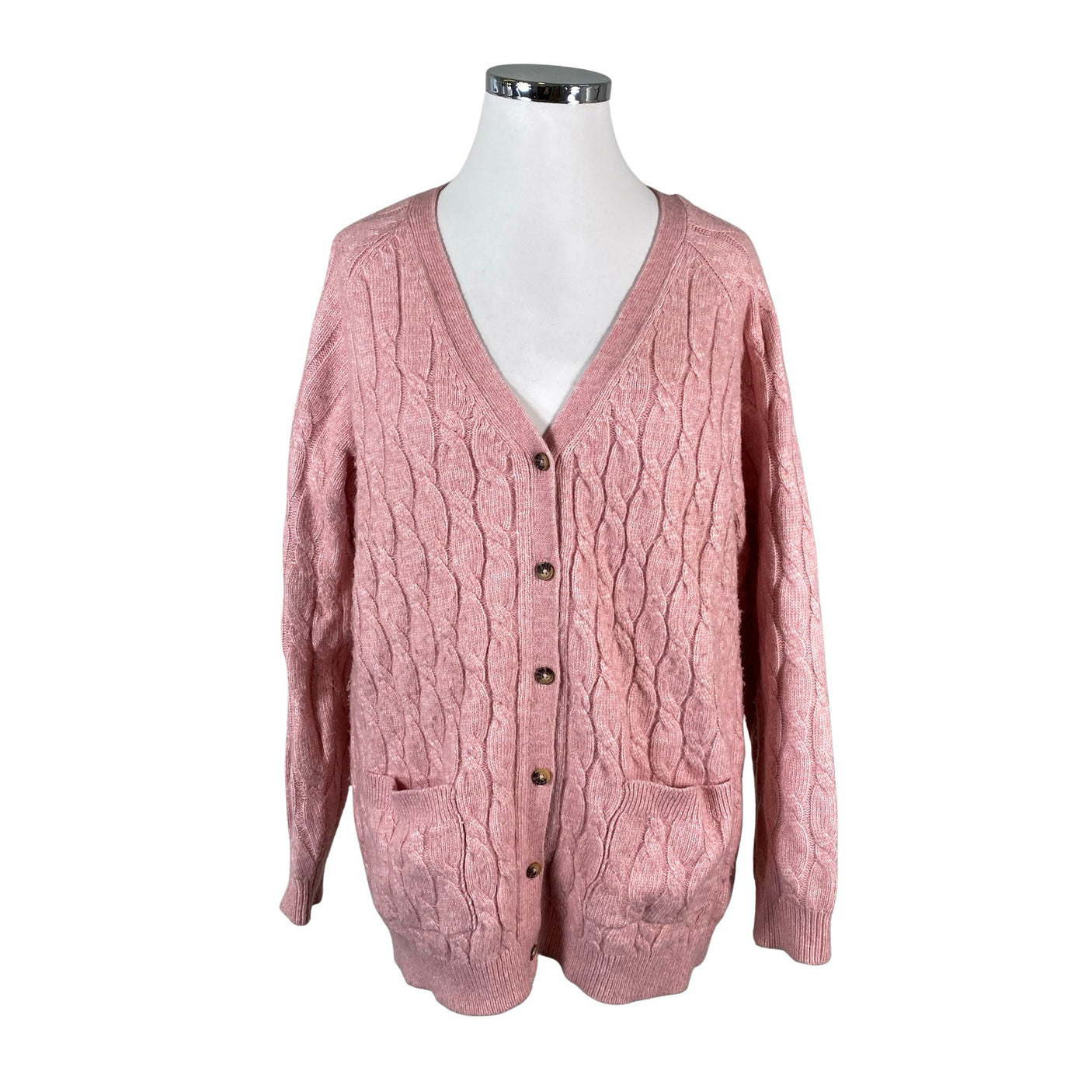 Unisex Lindex - Cardigan, size 42 - Light pink (1)