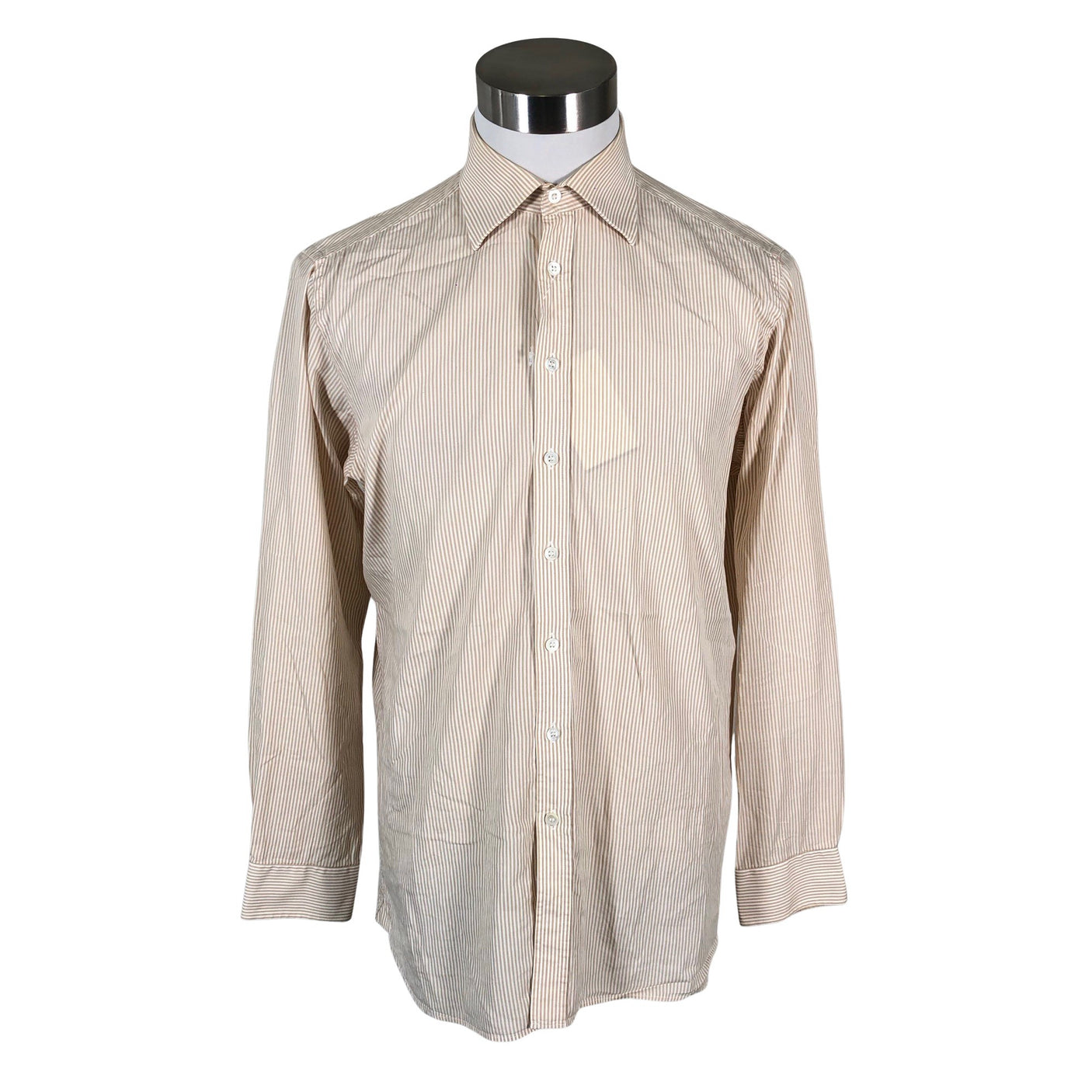 Unisex Burberry - Collared shirt, size L - Beige (1)
