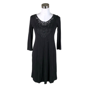 Unisex Muotikuu - Tricot dress, size 34 - Black (1)