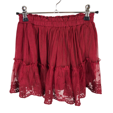 Unisex Newbie - Party skirt, size 110 - 116 - Wine red ()