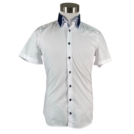 Unisex Olymp - Collared shirt, size S - White ()