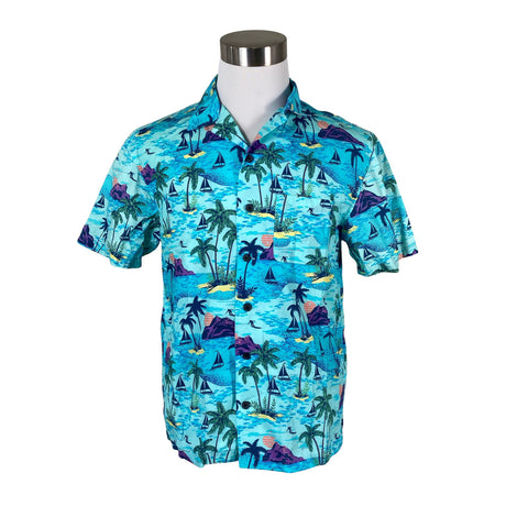 Unisex Billebeino - Collared shirt, size S - Turquoise ()