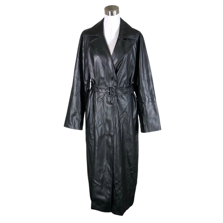 Unisex Na-KD - Leather jacket, size 36 - Black ()