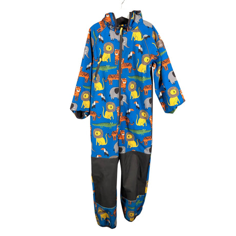 Unisex Jonathan - Soft shell jumpsuit, size 128 - 134 - Blue ()