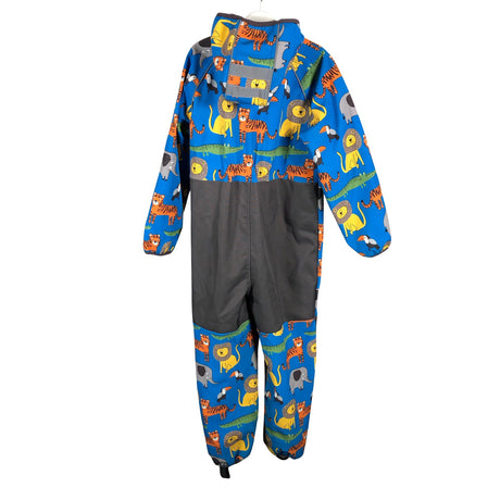 Unisex Jonathan - Soft shell jumpsuit, size 128 - 134 - Blue (2)