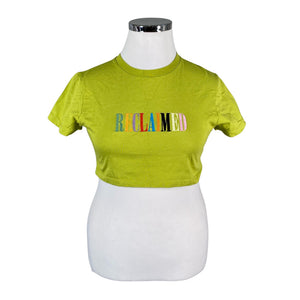 Unisex Reclaimed Vintage - T-shirt, size 42 - Green (1)