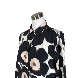 Unisex Marimekko - Schiffon tunic, size 40 - Black (3)
