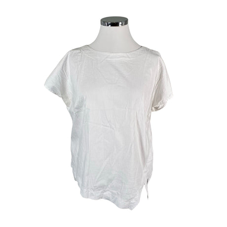 Unisex Voglia - Short-sleeved blouse, size 44 - White ()