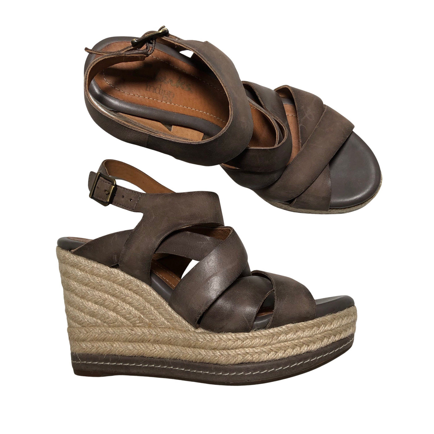 Unisex Clarks - Wedge sandals, size 37 - Brown (1)