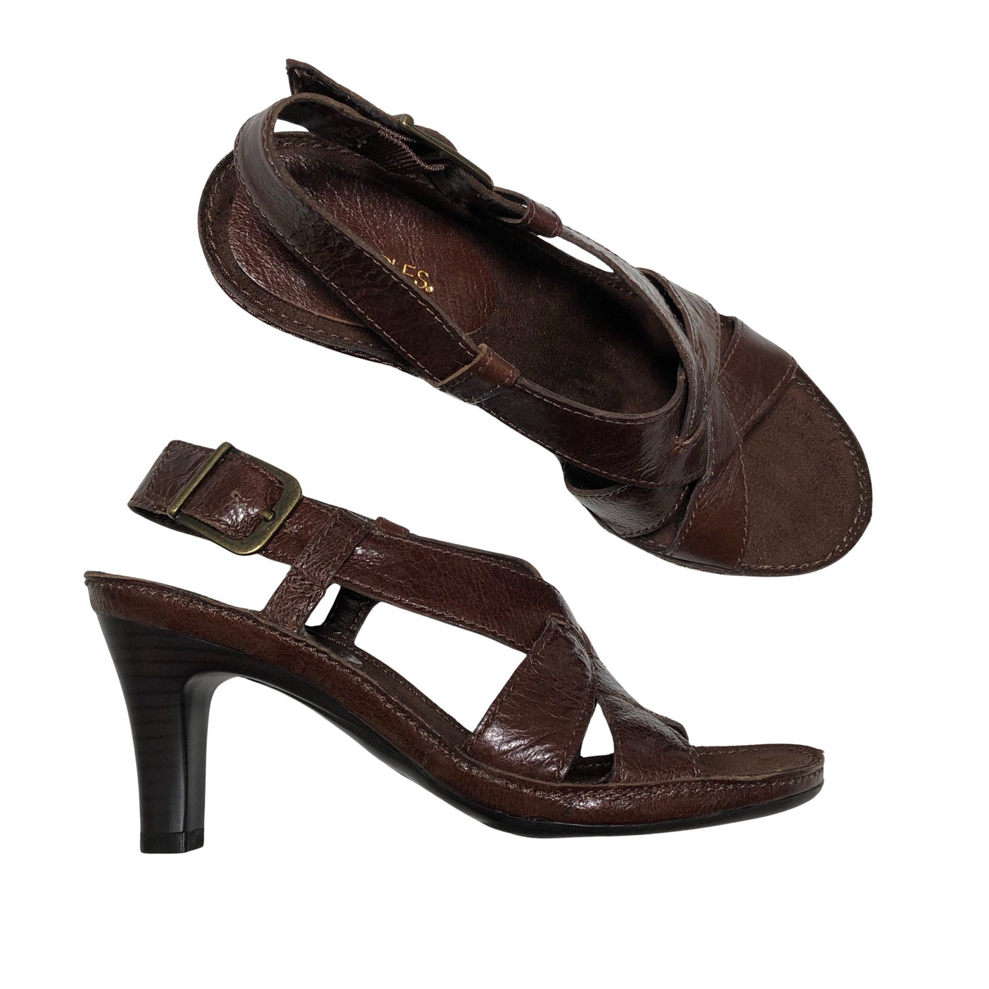 Unisex Aerosoles - Heeled sandals, size 35 - Brown (1)