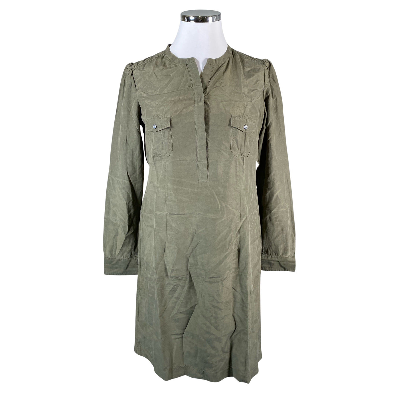 Unisex Marc O'Polo - Schiffon dress, size 42 - Green (1)