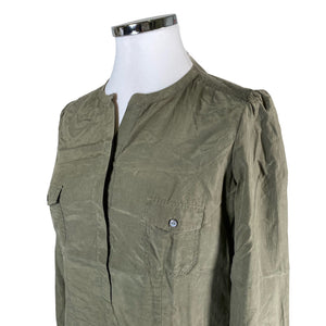 Unisex Marc O'Polo - Schiffon dress, size 42 - Green (2)