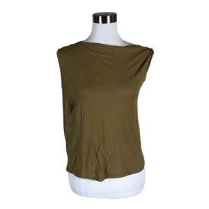 Unisex Massimo Dutti - Tricot tank top, size 40 - Green (1)