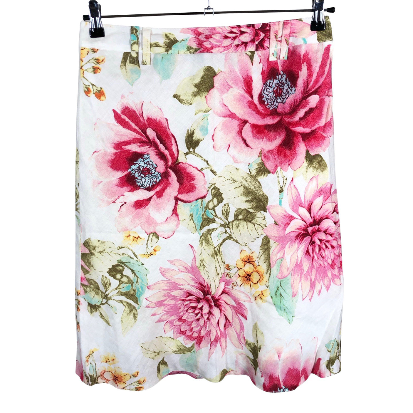 Unisex Steilmann - Fabric skirt, size 38 - White (1)