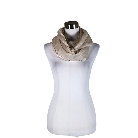 Unisex Esprit - Circle scarf, size Midi - Beige ()