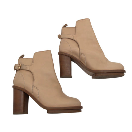 Unisex Acne Studios - Ankle boots, size 36 - Beige ()