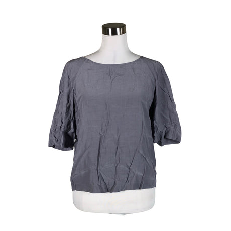 Unisex Benetton - Short-sleeved blouse, size 38 - Light blue ()