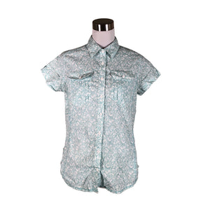 Unisex Columbia - Short-sleeved blouse, size 40 - Light blue (1)