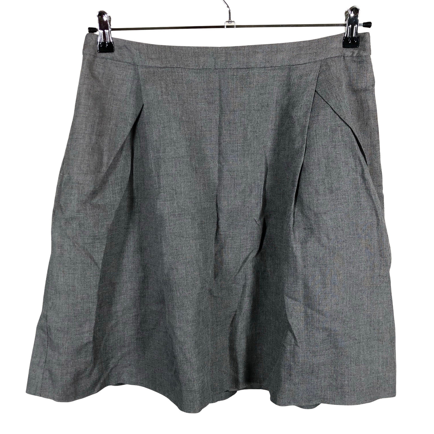 Unisex And Less - Fabric skirt, size 40 - Gray (1)