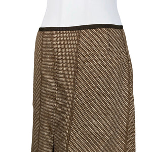 Unisex Riani - Fabric skirt, size 40 - Brown (3)