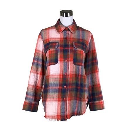 Unisex Next - Flannel shirt, size 34 - Orange ()