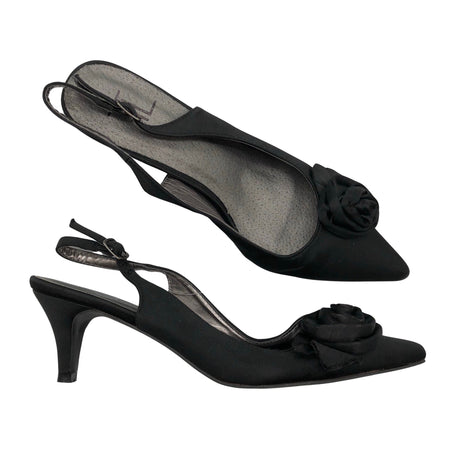 Unisex Trendy Line - Evening high heels, size 40 - Black ()