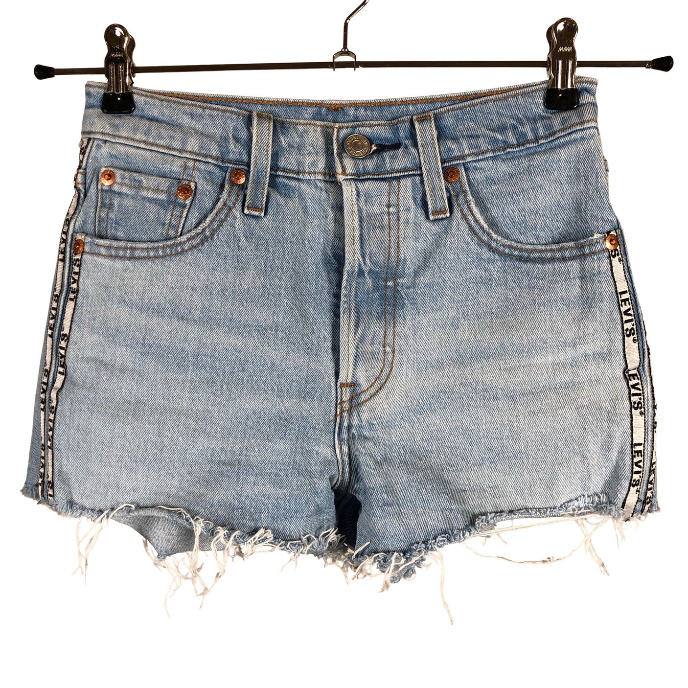 Unisex Levi's - Denim shorts, size W23 - Light blue (1)