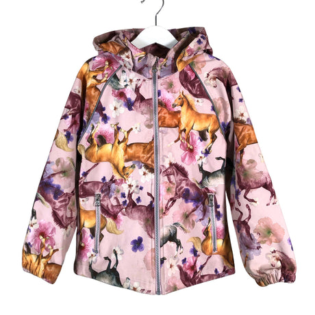 Unisex Name It - Soft shell jacket, size 122 - 128 - Light pink ()
