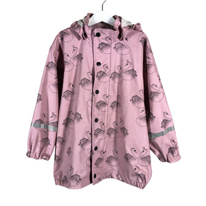 Unisex Lindex - Rain jacket, size 116 - 122 - Light pink (1)
