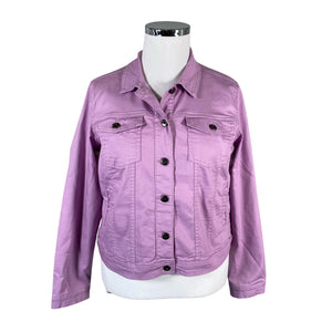 Unisex Kaffe - Denim jacket, size 44 - Violet (1)