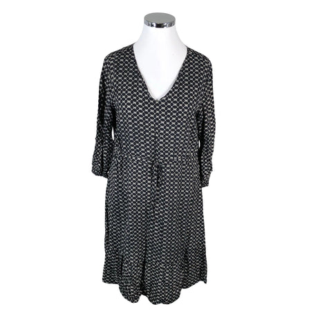 Unisex Cream - Schiffon dress, size 42 - Black ()