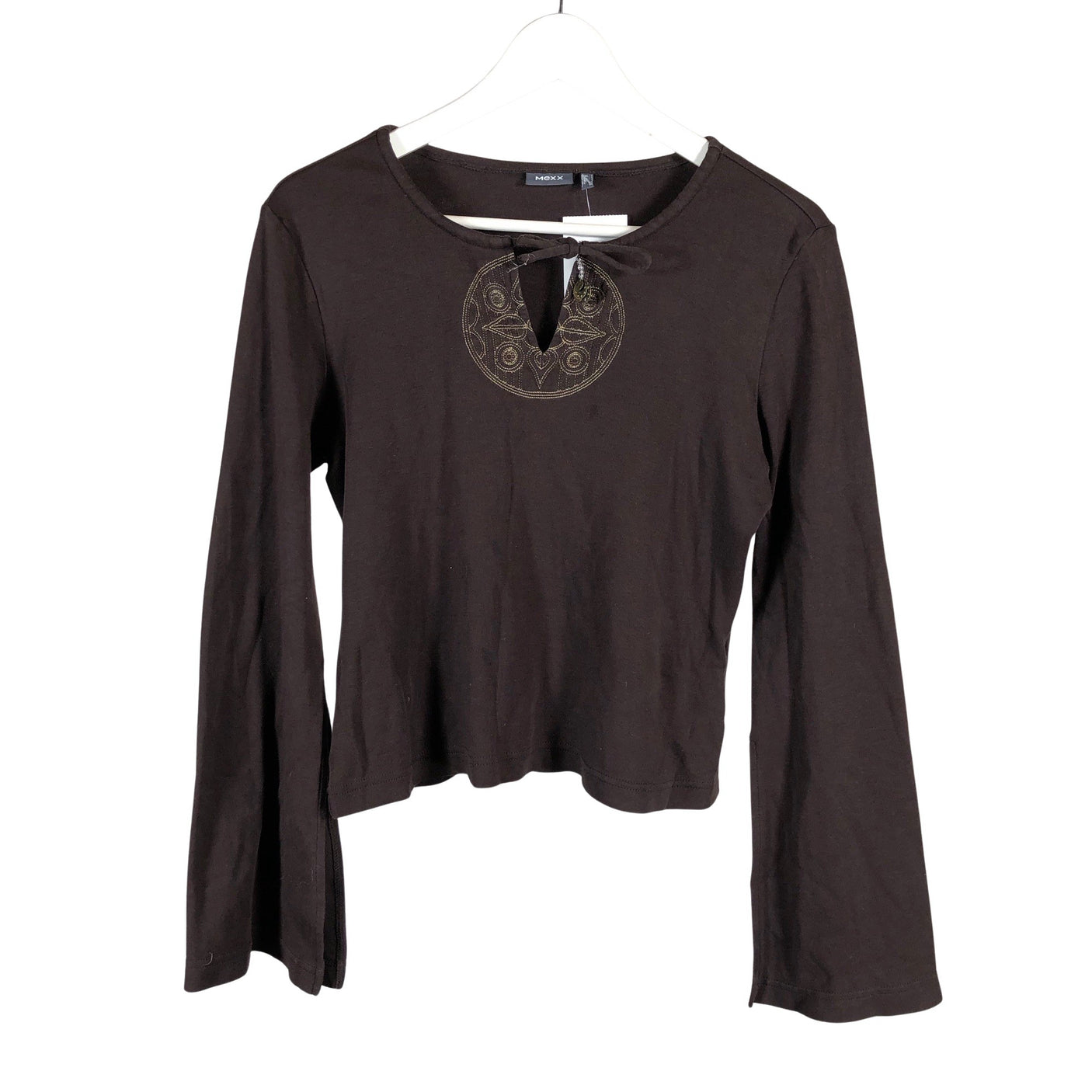 Unisex Mexx - Tricot shirt, size 40 - Brown (1)
