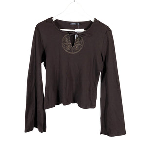Unisex Mexx - Tricot shirt, size 40 - Brown (1)