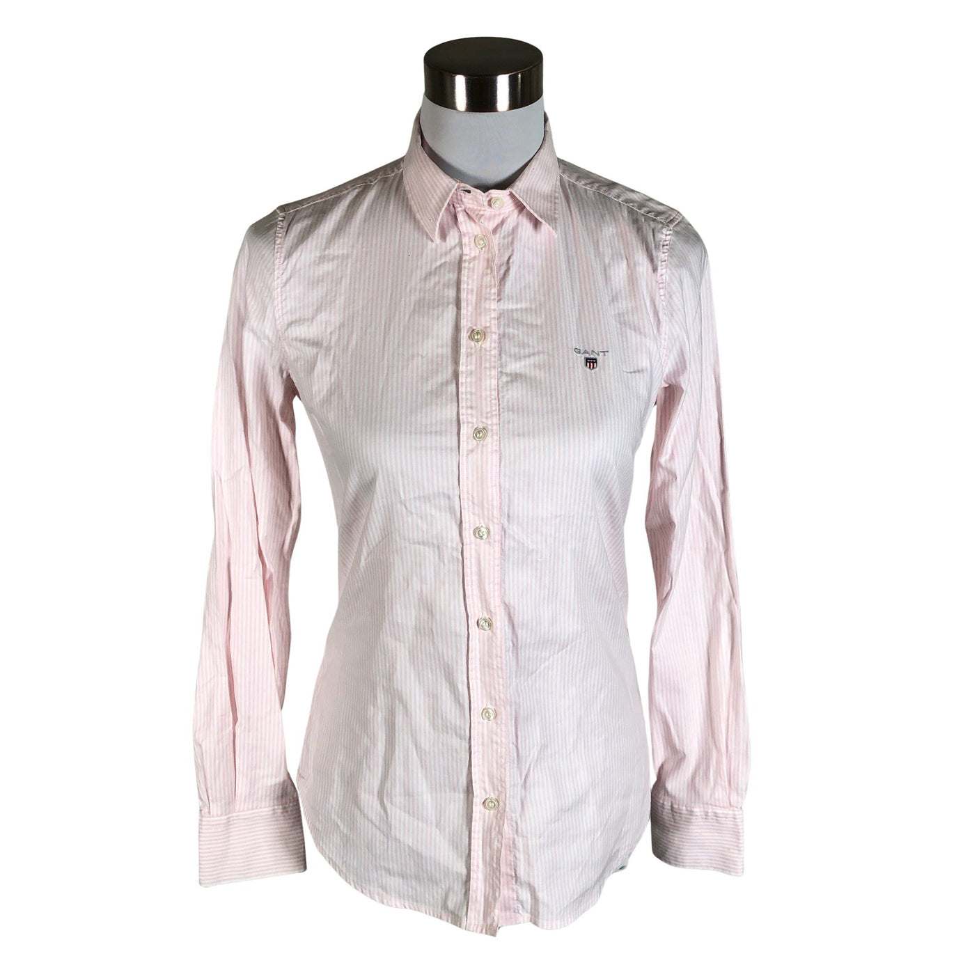 Unisex Gant - Collared shirt, size 34 - Light pink (1)