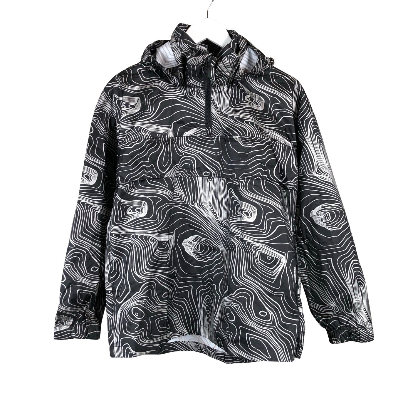 Unisex Lindex - Outdoor jacket, size 158 - 164 - Black (1)