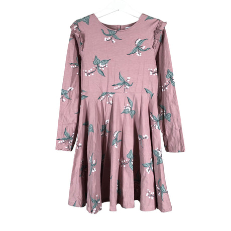 Unisex Polarn O. Pyret - Tricot dress, size 122 - 128 - Violet ()