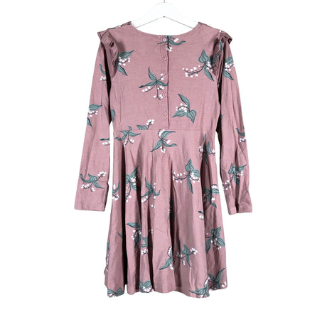 Unisex Polarn O. Pyret - Tricot dress, size 122 - 128 - Violet (2)