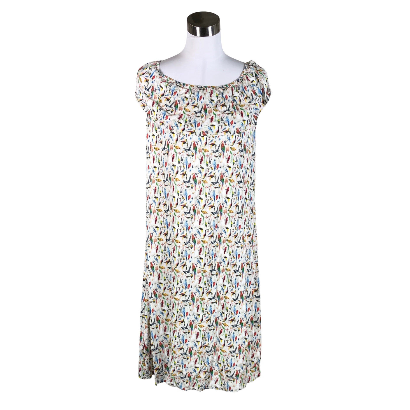 Unisex IVANAhelsinki - Tricot dress, size 34 - White (1)
