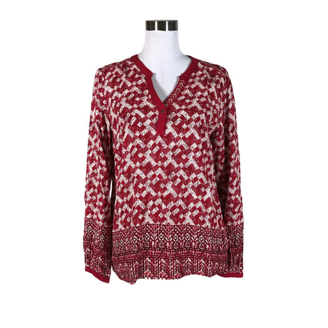 Unisex Cream - Blouse, size 40 - Red ()