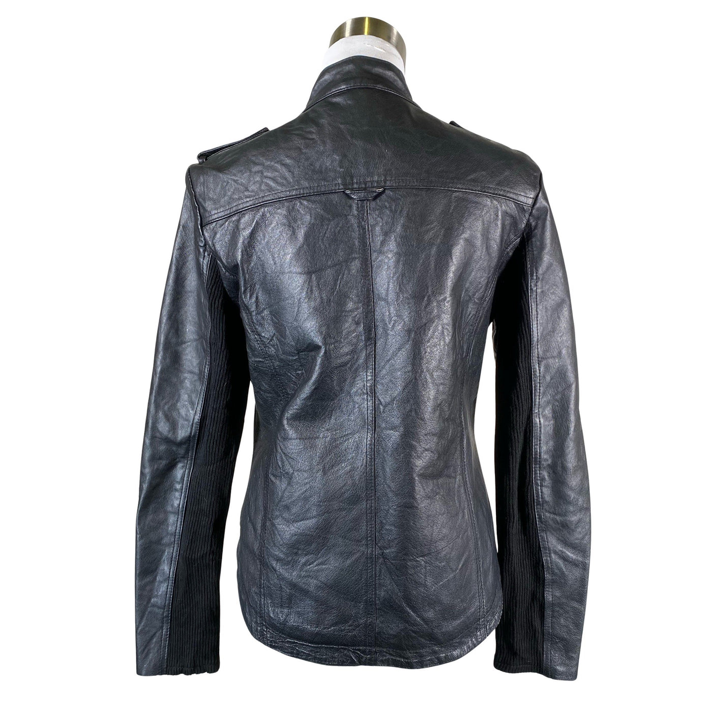 Unisex Barneys - Leather jacket, size 36 - Black (2)