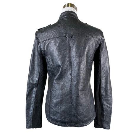 Unisex Barneys - Leather jacket, size 36 - Black (2)