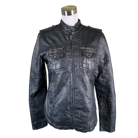 Unisex Barneys - Leather jacket, size 36 - Black ()