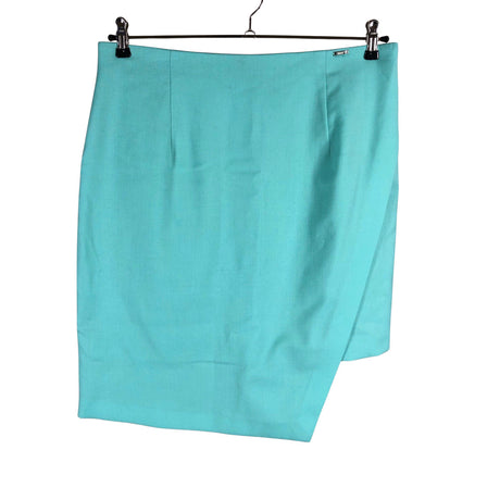 Unisex Simple - Fabric skirt, size 42 - Turquoise ()