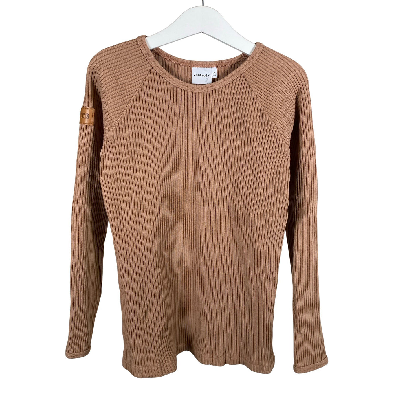Unisex Metsola - Tricot shirt, size 134 - 140 - Brown (1)