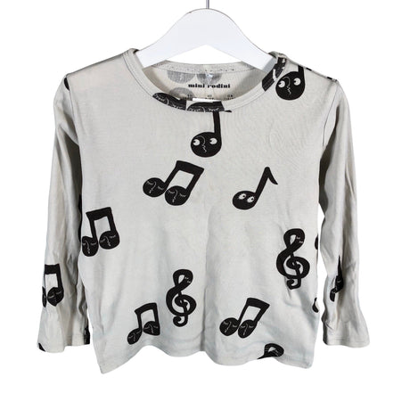 Unisex Mini Rodini - Tricot shirt, size 104 - 110 - Gray ()