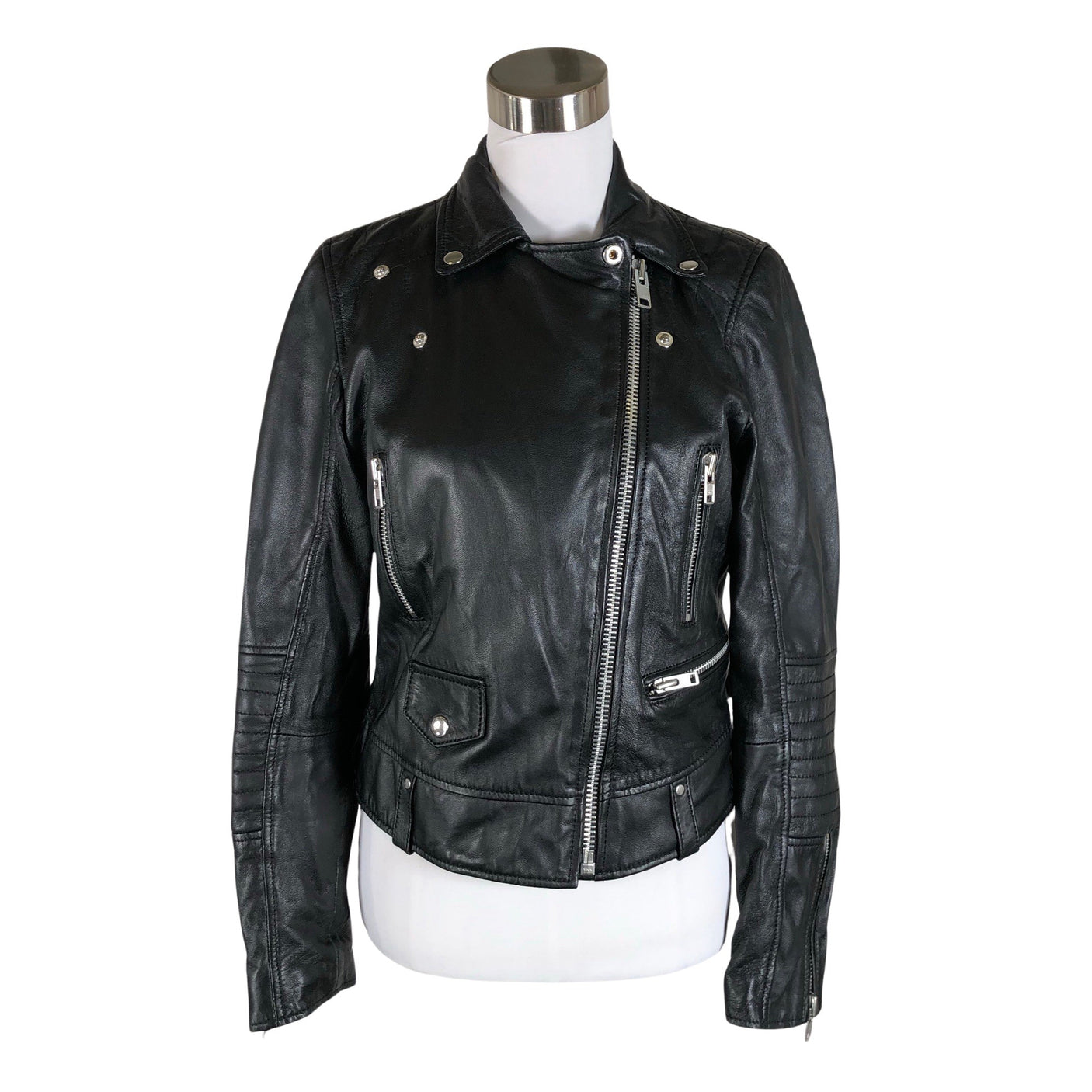Unisex Jofama - Leather jacket, size 38 - Black (3)