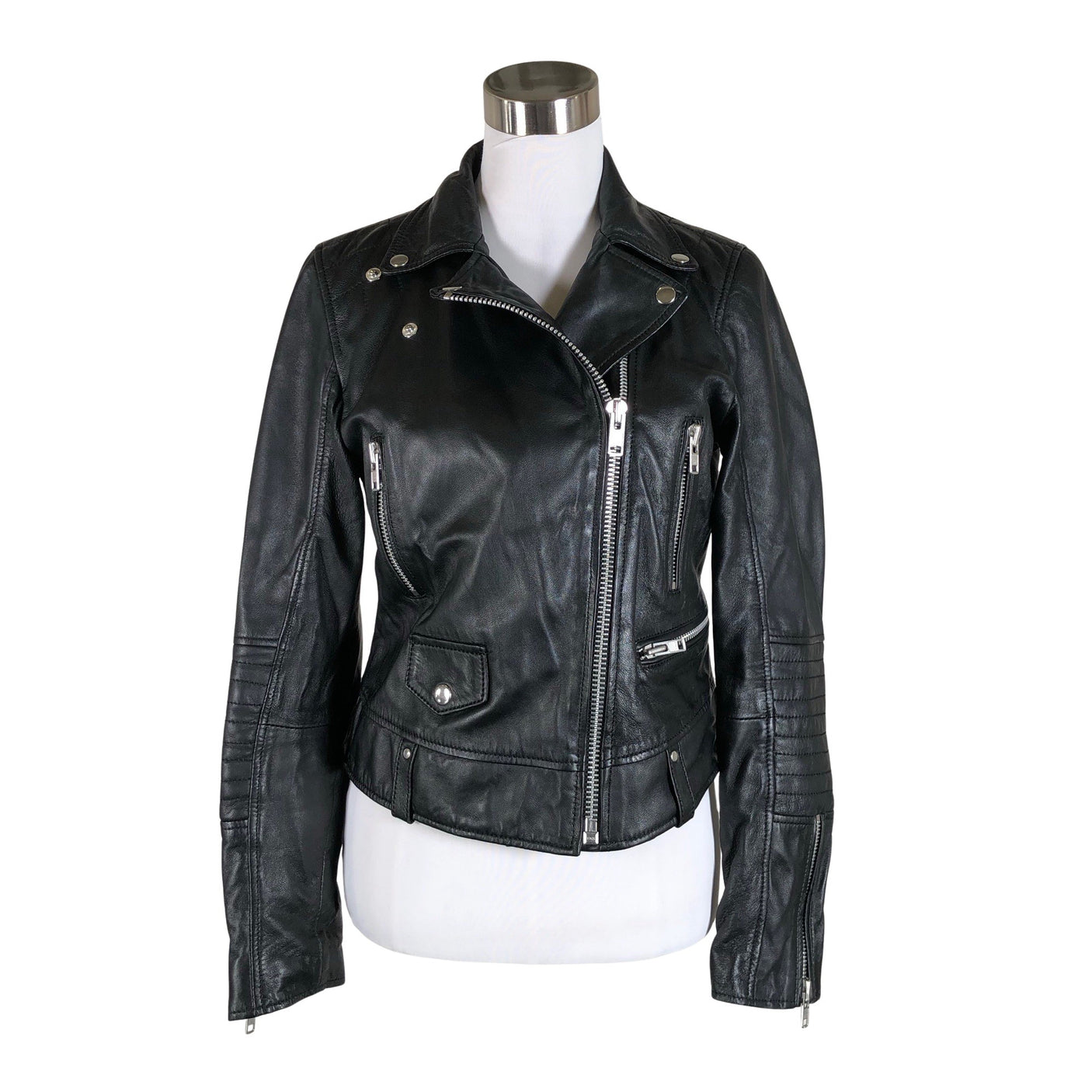 Unisex Jofama - Leather jacket, size 38 - Black (1)